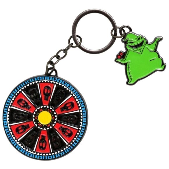 Disney The Nightmare Before Christmas Oogie Boogie Wheel Keychain - Picture 1 of 1
